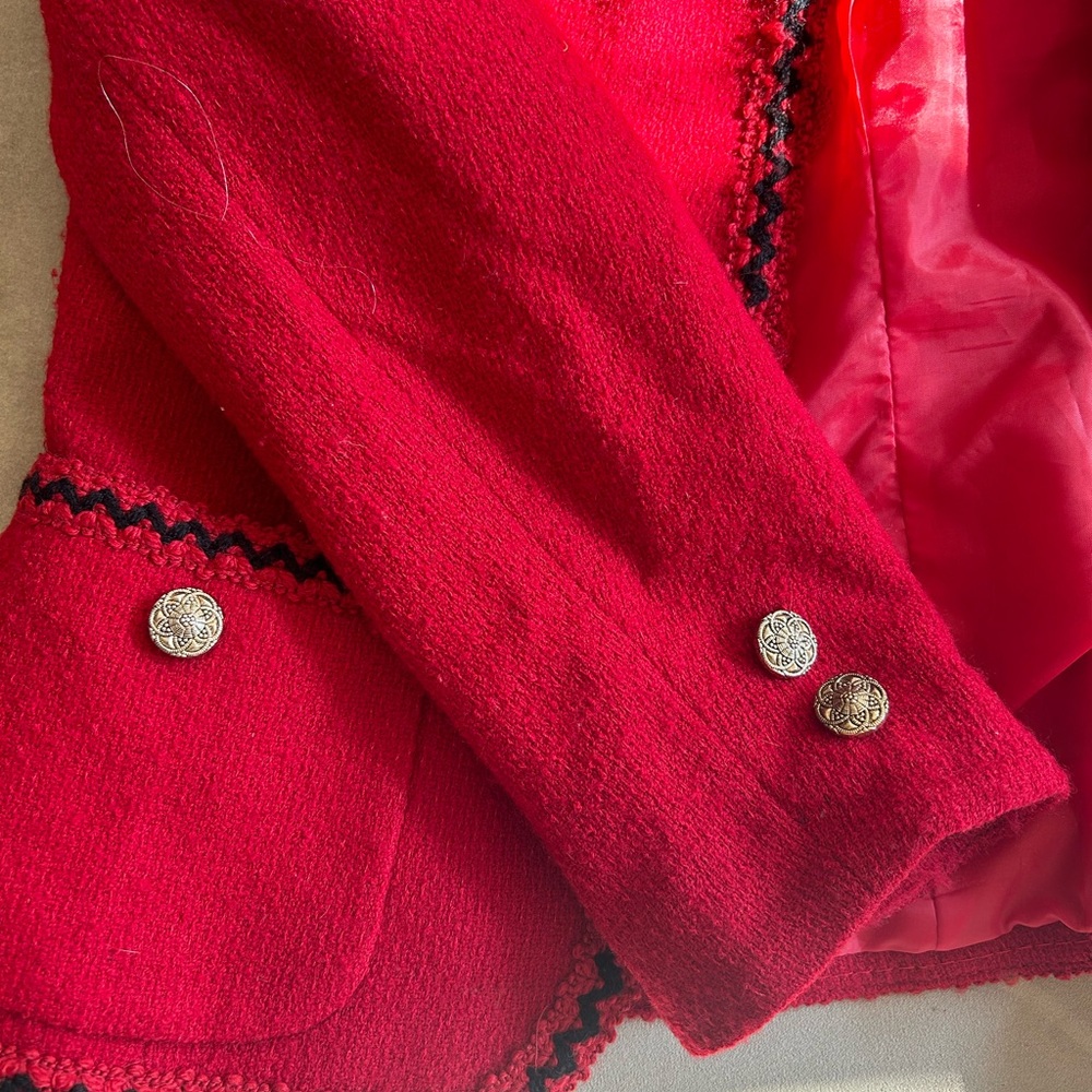 Herbert Grossman boiled wool sweater.
